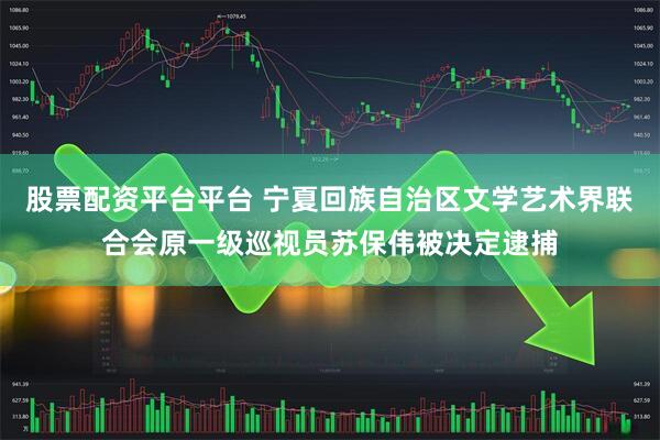 股票配资平台平台 宁夏回族自治区文学艺术界联合会原一级巡视员苏保伟被决定逮捕